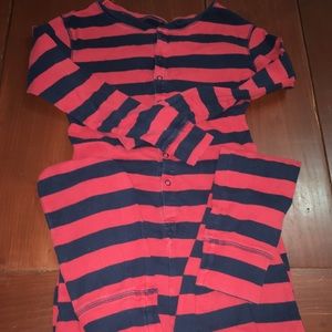 Boys onesie style pajamas